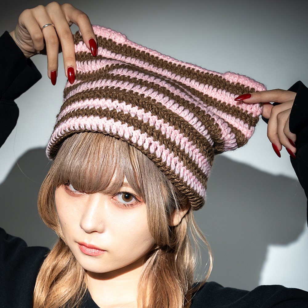 ニット帽 ニット帽子 ニット レディース 深め 秋冬 可愛い カワイイ 大きめ ボーダー シンプル おしゃれ 可愛い 猫耳 ゆったり ゆるめ 女性 女子 大人 秋 冬
