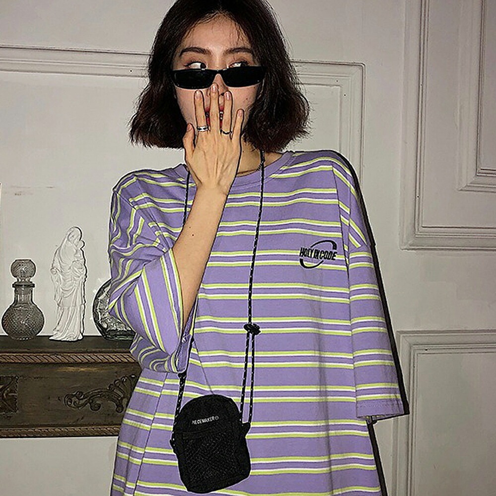 Tシャツ tシャツ ボーダー レディース メンズ 半袖 カジュアル 大きいサイズ 体型カバー オーバーサイズ シャツ 大きい 春 夏 韓国 ファッション プリント ゆったり かわいい シンプル ロゴT トップス プリントT ビッグT