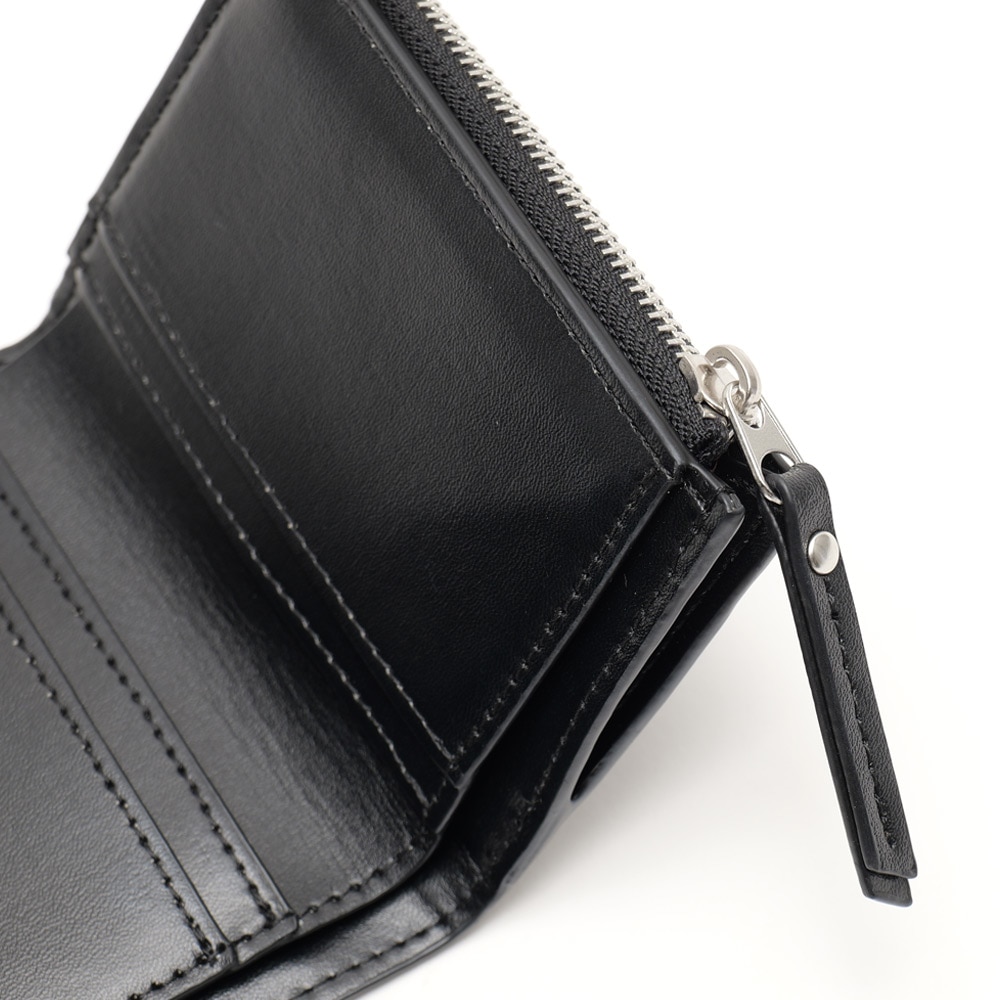 《50％OFF》DEVICE メタルバックルスタッズウォレット 財布 レディース メンズ ミニ財布 DEVICE メタルバックルスタッズウォレット 二つ折り財布 コンパクト 折りたたみ 三つ折り 小銭入れ コインケース カード入れ カードケース フェイクレザー ストリート モード Y2K スタッズ ベルト アイレット 黒 おしゃれ ギフト