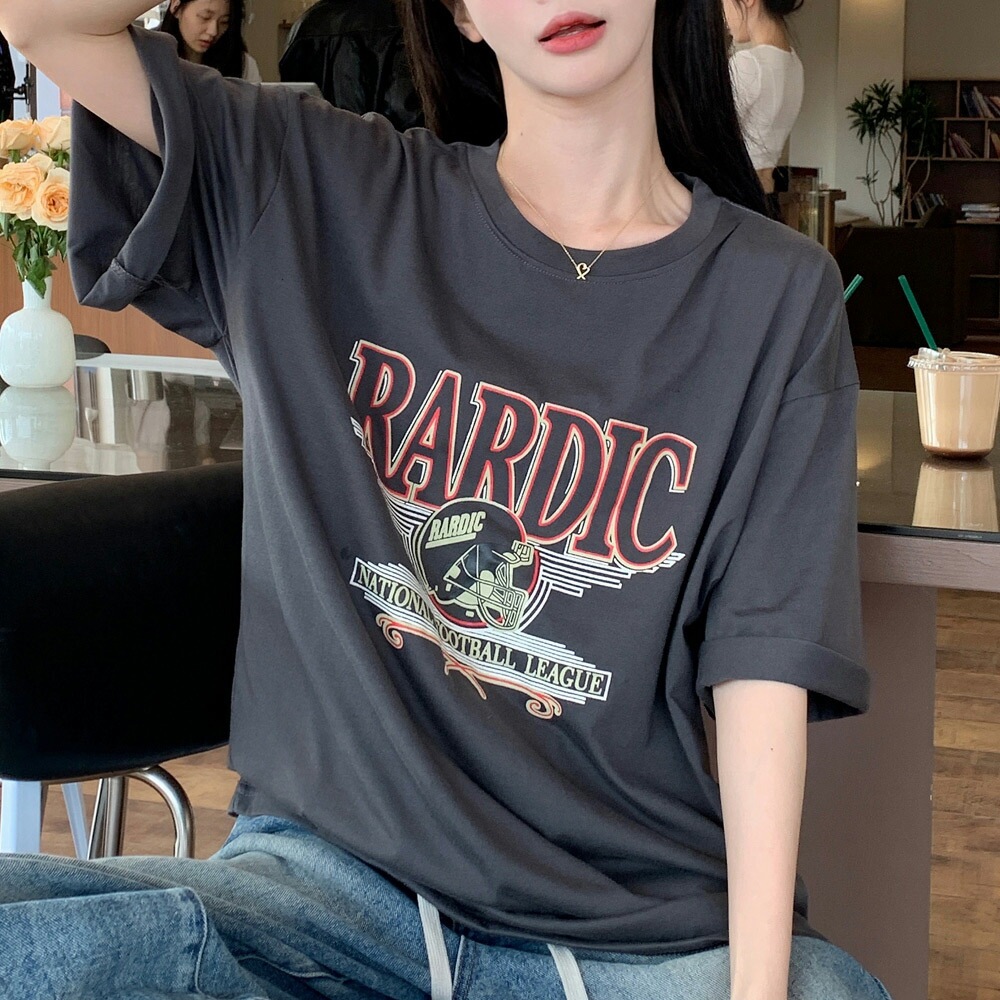 Tシャツ tシャツ レディース メンズ 半袖 大きいサイズ 体型カバー オーバーサイズ 大きい 春 夏 韓国 ファッション 中国 プリント ゆったり シンプル ロゴT トップス ビッグシルエット 韓国ファッション 父の日ギフト