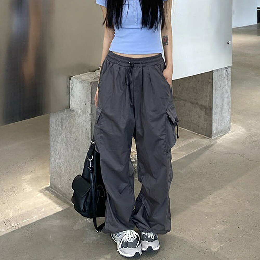 大人気♡♡Lig. リグドット♡低身長♡新品♡ワイドカーゴパンツ♡ブラック♡♡ Cross charm official store | カーゴパンツ パンツ レディース