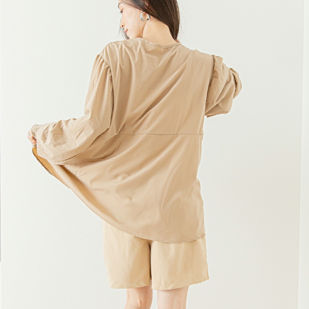 ラッシュガード 体型カバー 水着 おしゃれ ママ レディース UVケア 水陸両用 ブラウス トップス 接触冷感 速乾 着やせ おしゃれ かわいい カバーアップ 薄手 日焼け防止 オーバーサイズ レジャー 二の腕 川遊び 海水浴 プール 30代 40代