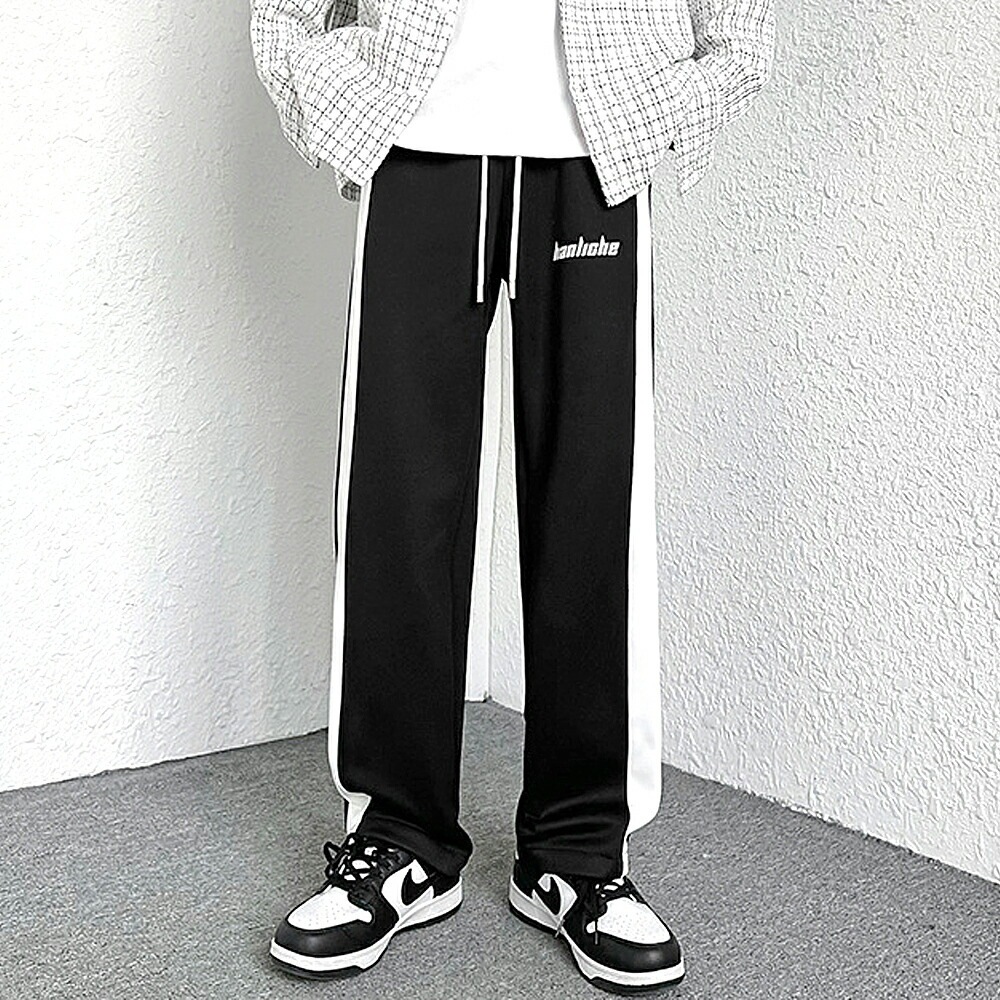 お洒落 ストレート トラックパンツ 韓国製 スウェット Cross charm official store | スウェット スウェットパンツ