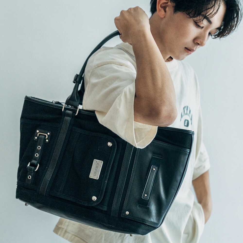 【SALE：30％off 2/13(金)9:59まで】 トートバッグ 大容量 DEVICE ブランド メンズ ジムバッグ スポーツ 通勤 通学 A4 おしゃれ 旅行 2泊 ビジネスバッグ 大型 修学旅行 トート バッグ かばん シンプル 無地 男性 スポーツバッグ キャンバス かっこいい