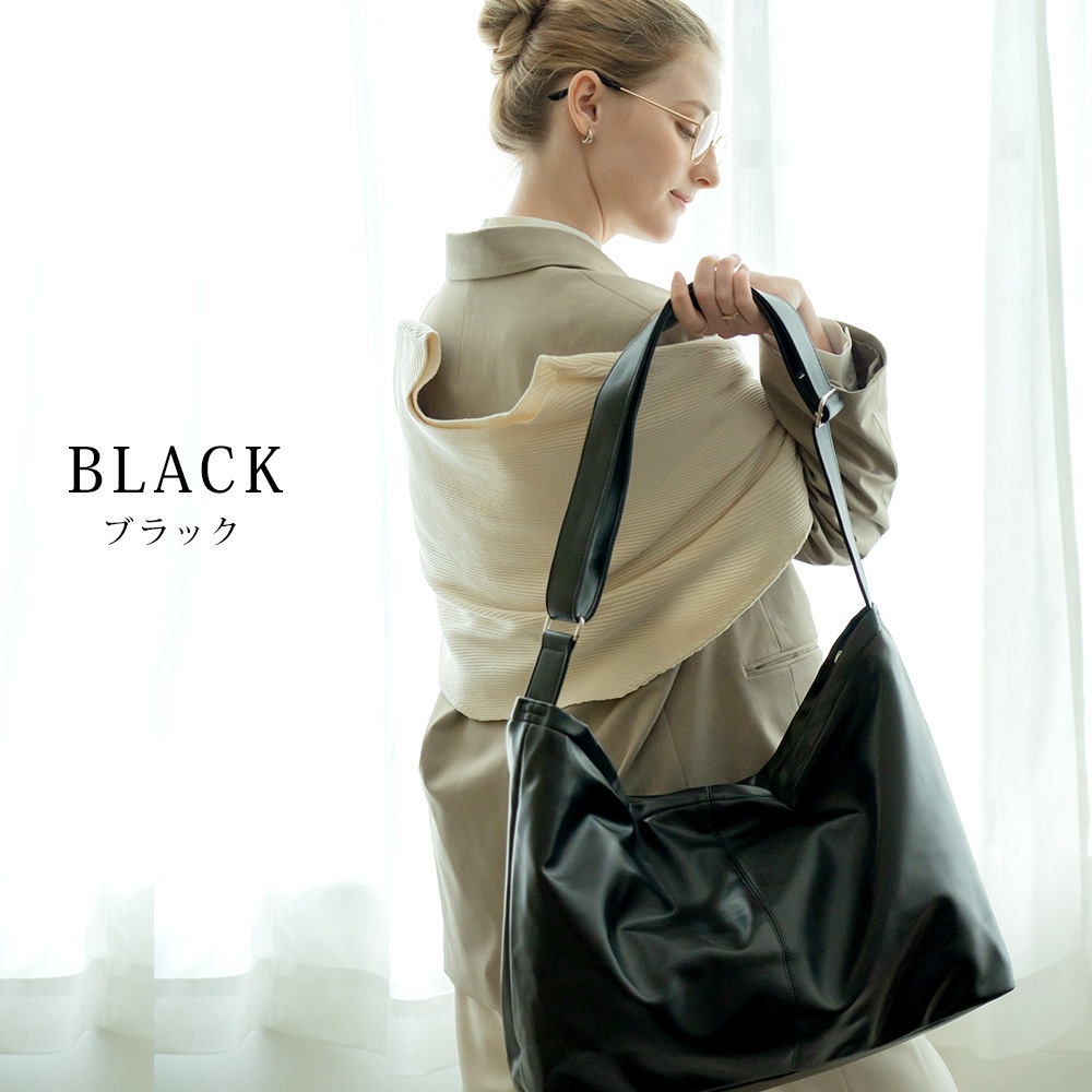 DEVICE ルーズ マンメイドレザー ショルダーバッグ レディース バッグ 斜めがけバッグ 斜めがけ 大人 軽量 大容量 ブランド かっこいい 大きめ かわいい A4 軽い ファスナー 通勤バッグ 通学 女子 肩掛け バック 鞄 かばん メンズ