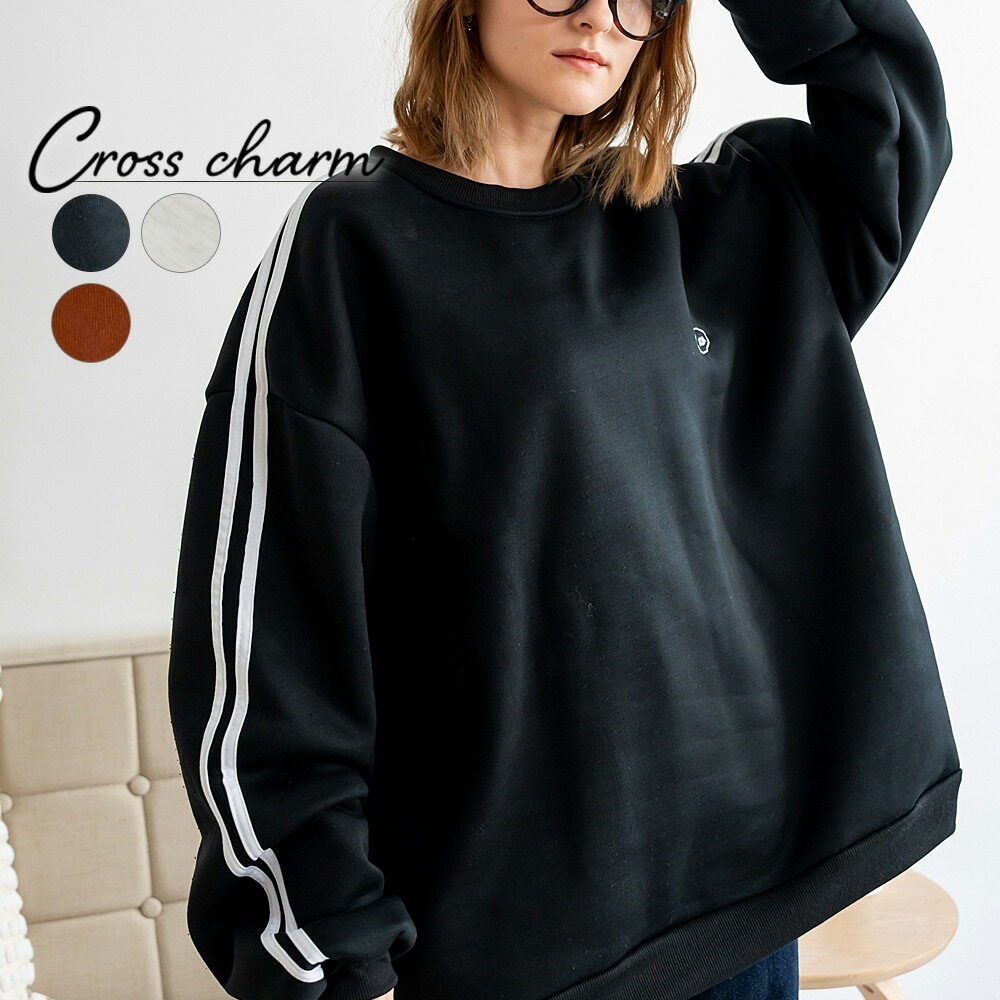 Cross charm official store | トレーナー レディース プルオーバー 