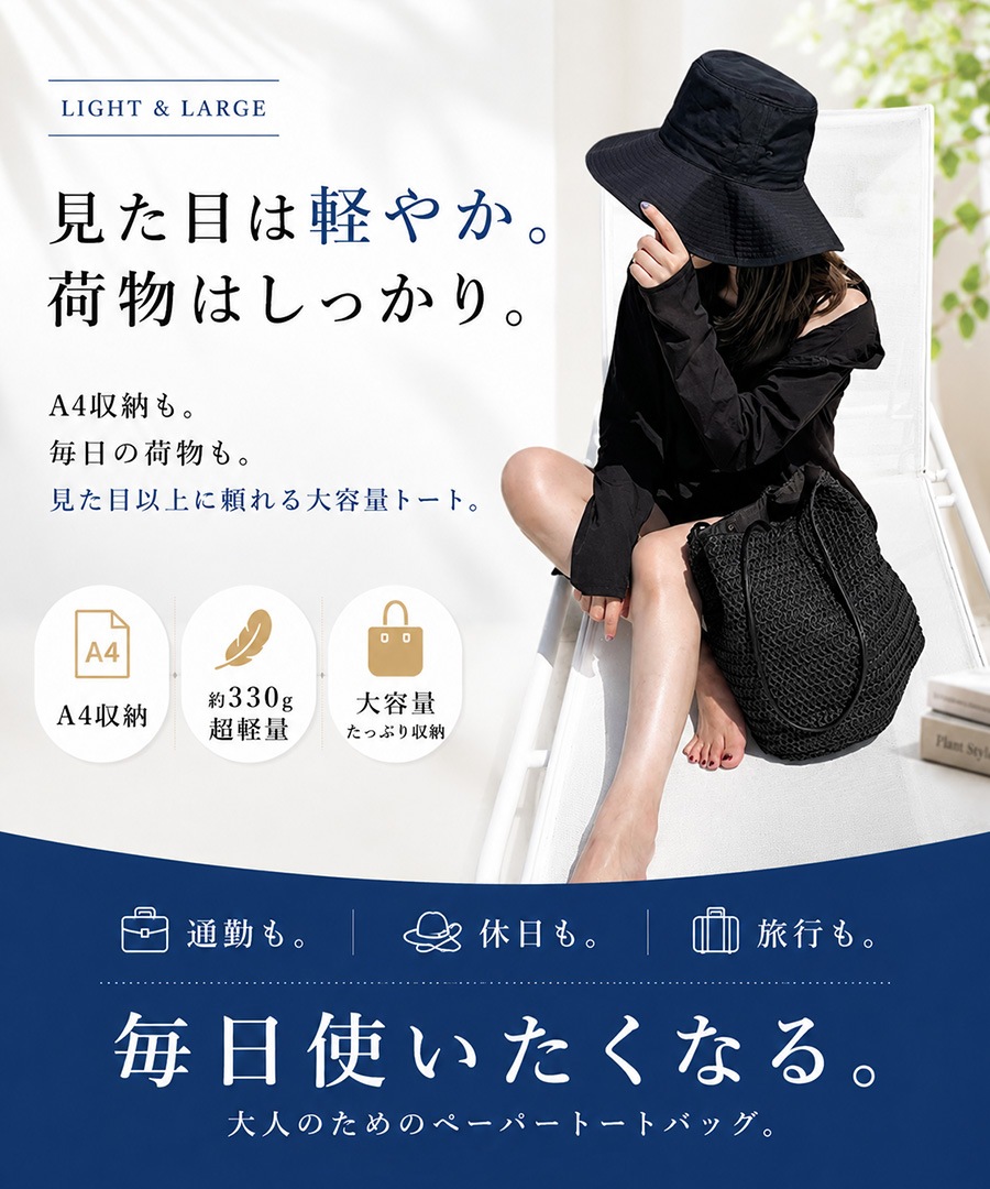 Cross charm official store | 【期間限定50％OFF】トートバッグ かご