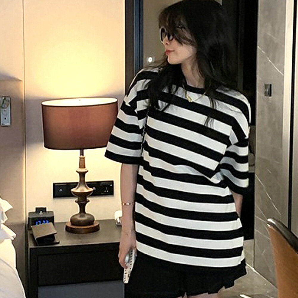 Cross charm official store | Tシャツ tシャツ ボーダー レディース