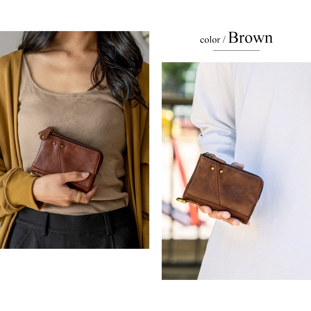 財布 二つ折り メンズ 二つ折り財布 ファスナー 合皮 フェイクレザー カード 小銭入れ コイン コンパクト 軽量 シンプル 無地 L字 折り財布 大人 ブランド 機能的 カードたくさん入る