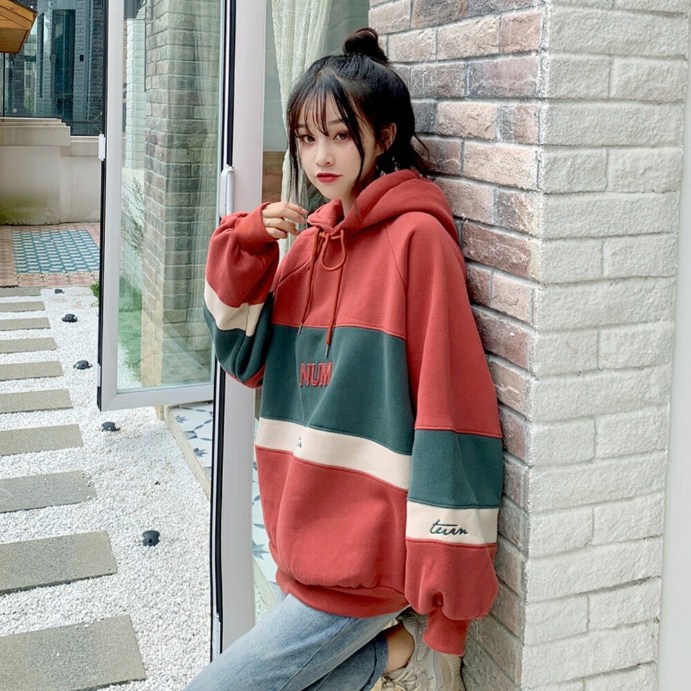 スウェット フリース ロゴ フーディ トレーナー 韓国 カジュアル Cross charm official store | パーカー フーディ トレーナー