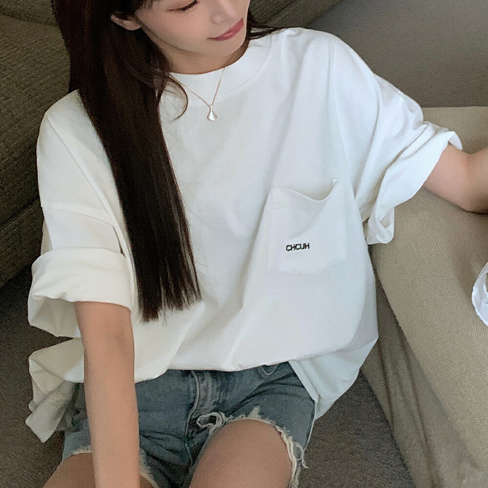 Cross charm official store | tシャツ 半袖 プリント ポケット