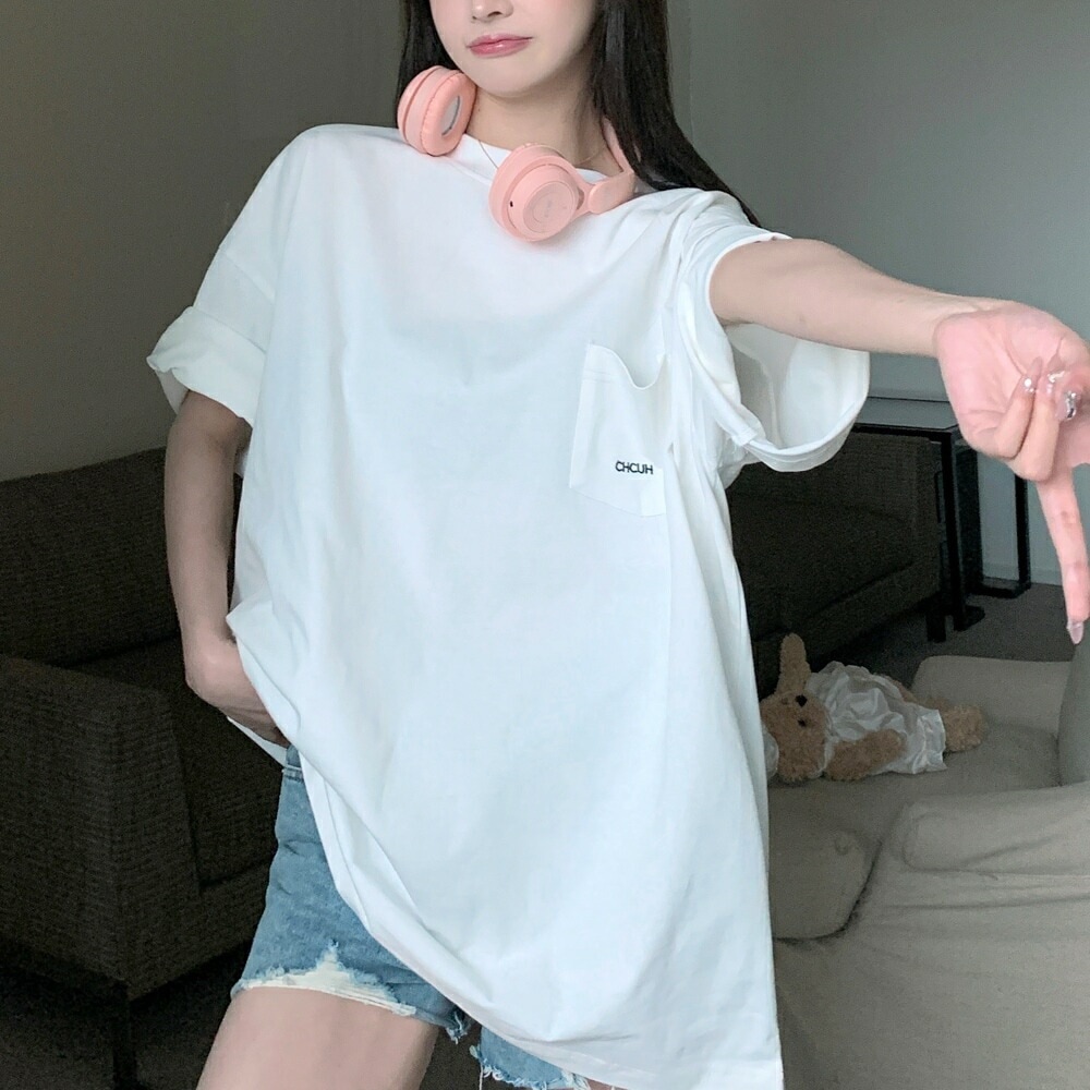 Cross charm official store | tシャツ 半袖 プリント ポケット