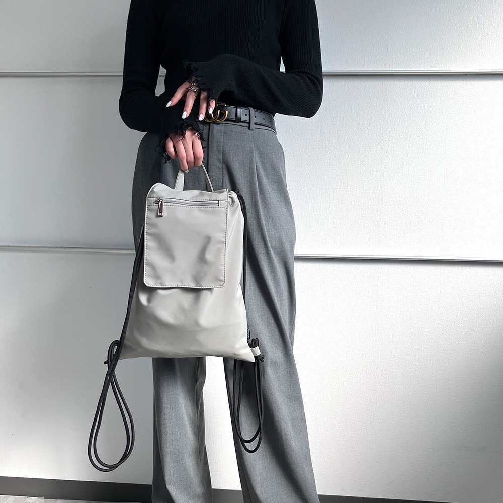 かぶせナップサック 