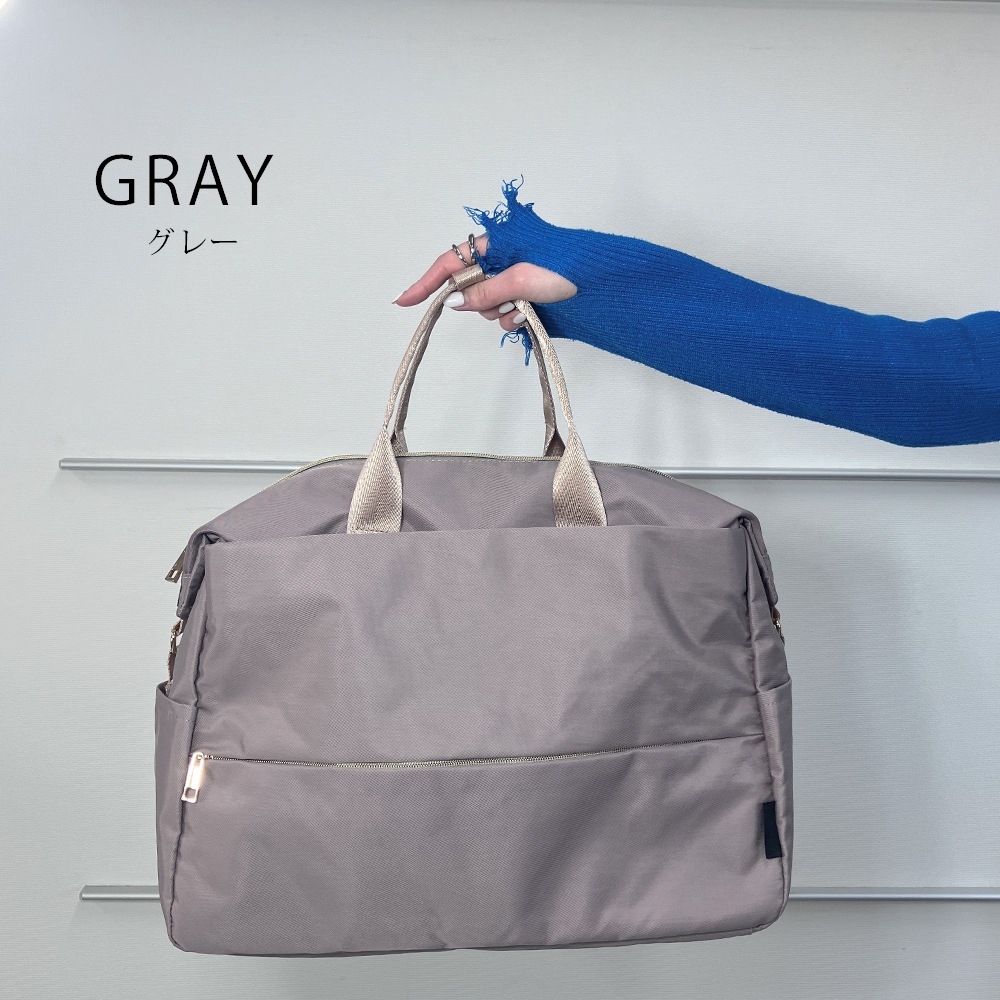 隠しジップ 2WAY ボストン 