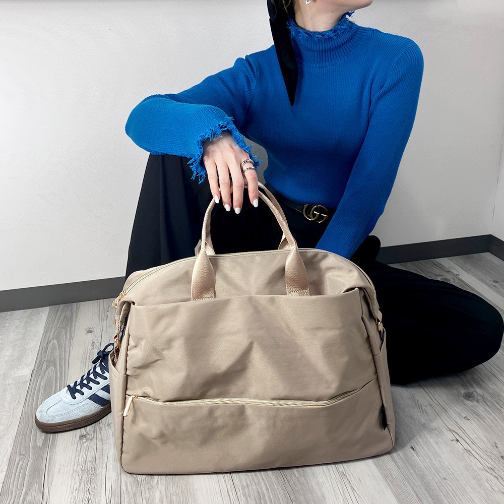 隠しジップ 2WAY ボストン 