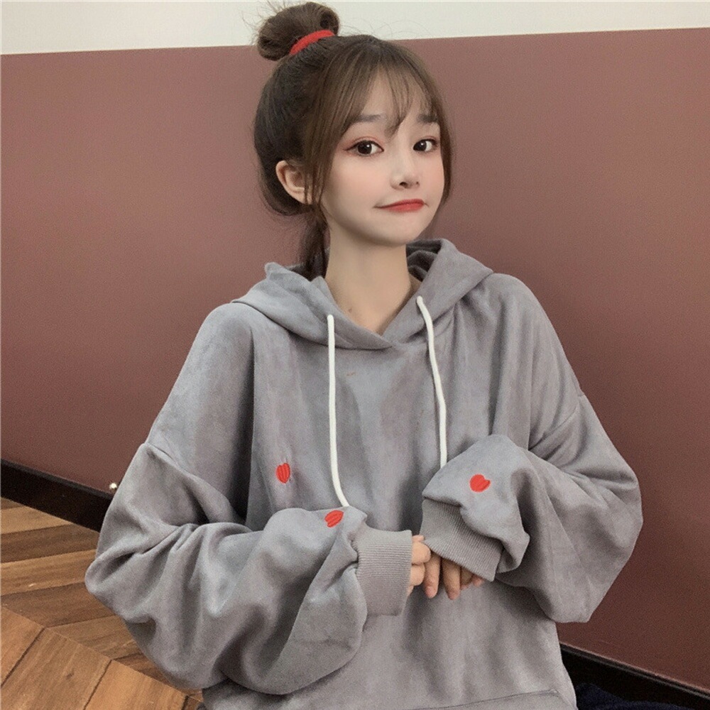 メンズ 韓国 トップス もこもこトレーナー フード c583 Cross charm official store | パーカー フーディ トレーナー