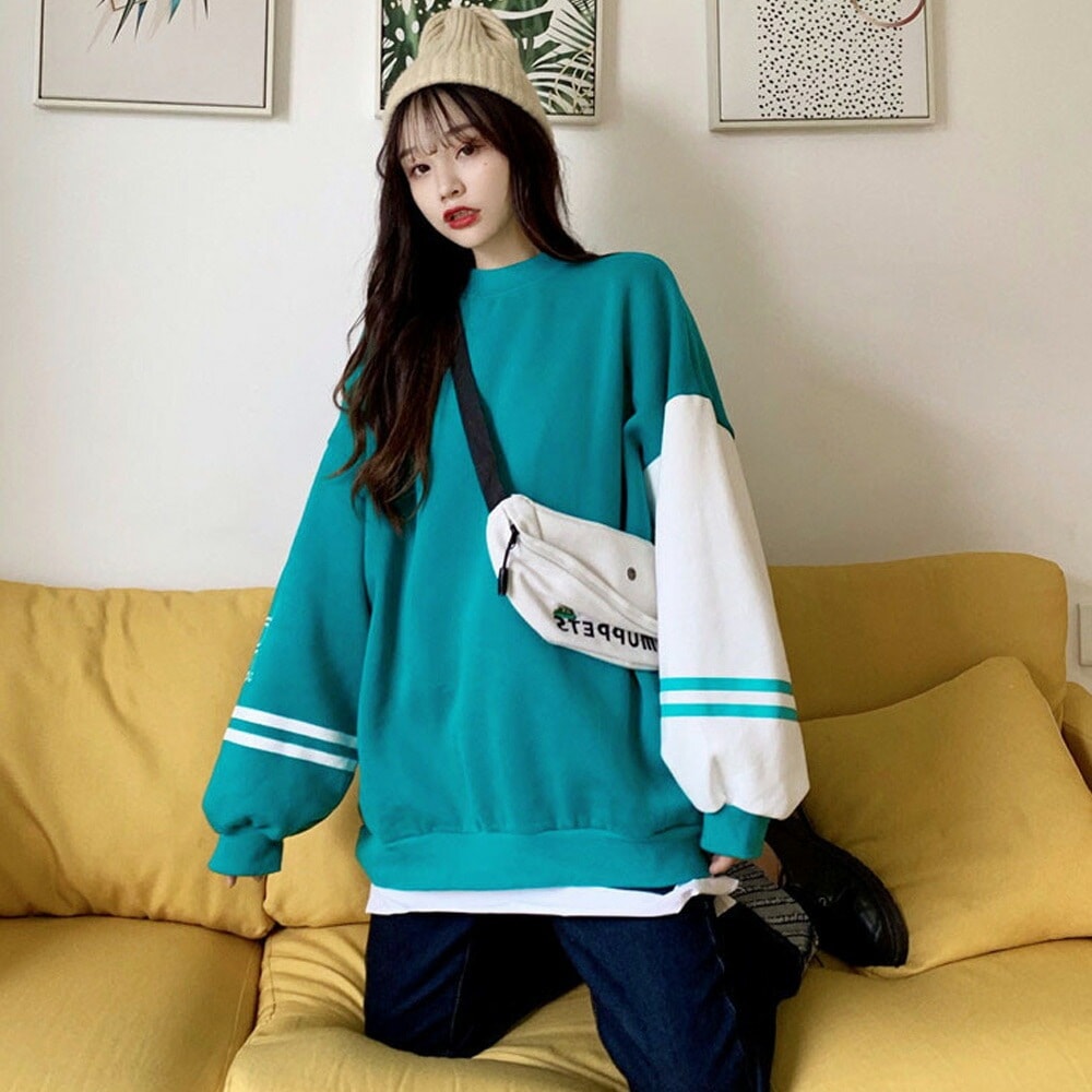 トレーナー  レディース メンズ スウェット  韓国ファッション 大きいサイズ トップス 秋 冬 ビックシルエット おしゃれ 無地  オルチャンファッション 韓国服 長袖 ビッグ プルオーバー ユニセックス ハイネック