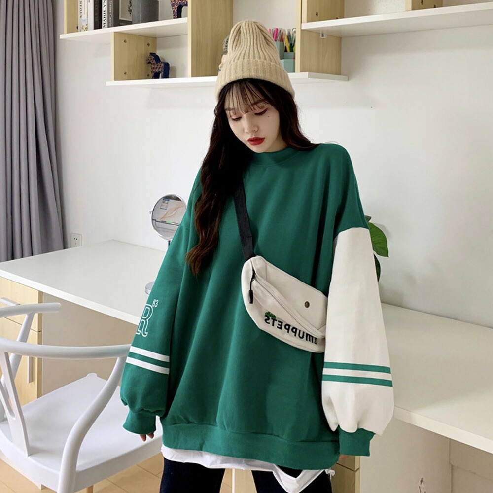 韓国☆大人カジュアル☆トレーナーワンピ☆フード ta147_07.jpg