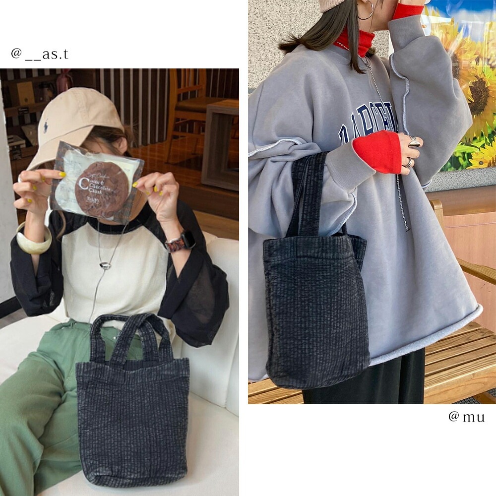 【SALE：40％OFF 11/2 10:00~】★楽天1位★ヌビバッグ S トートバッグ ハンドバッグ ミニトートバッグ ミニトート バッグ レディース ヌビバック イブル ランチバッグ 手持ちバッグ 小さい 小さめ 軽量 通勤 おしゃれ ナチュラル ヌビ 韓国 丸洗いOK 手提げバッグ