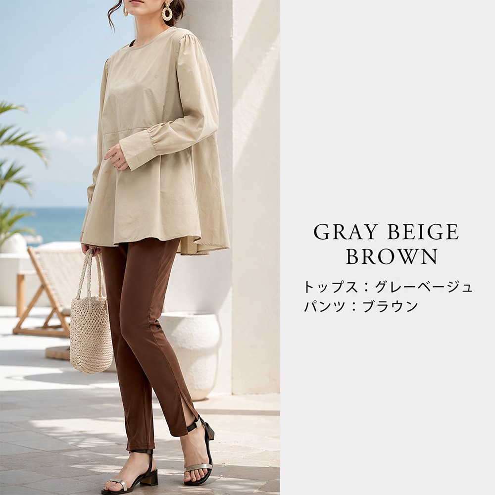 《Autumn SALE 52％OFF》ラッシュガード レディース 上下セット 水陸両用 水着体型カバー用 カバーアップ ピクニック 紫外線対策 おしゃれセットアップ 海 海水浴 ライブ フェス キャンプ 無地 日焼け防止 女性 大人 ママ 露出控えめ 30代 40代