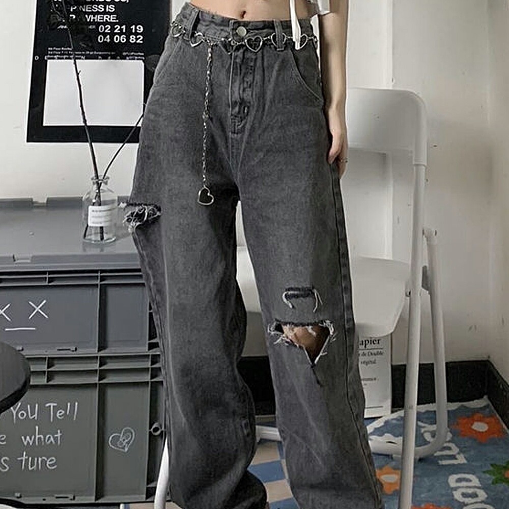 ハイウエスト ワイド デニムパンツ おしゃれ Cross charm official store | デニム パンツ デニムパンツ