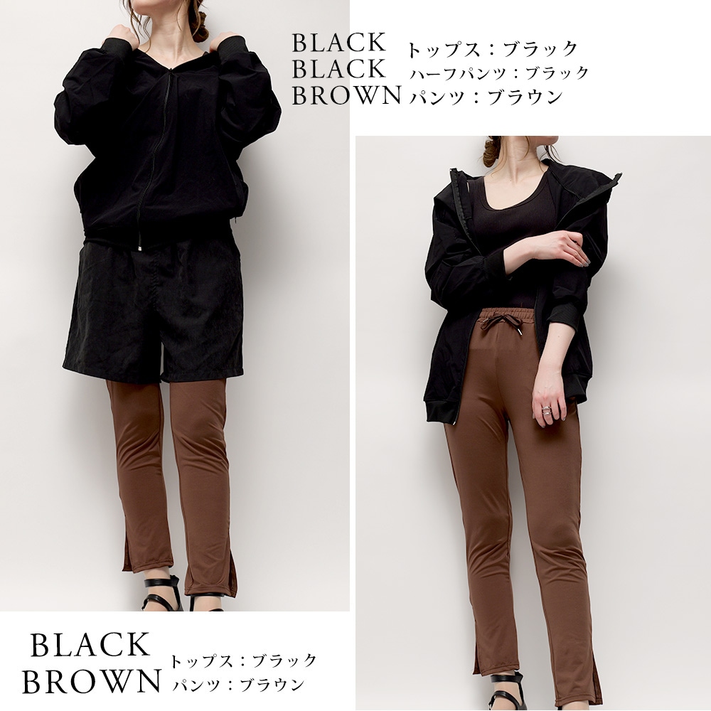 ラッシュガード 3点セット レディース  パーカー上下セット 水陸両用 水着体型カバー用 カバーアップ ピクニック 紫外線対策 おしゃれセットアップ 海 海水浴 ライブ フェス キャンプ 無地 日焼け防止 女性 大人 ママ 露出控えめ 30代 40代