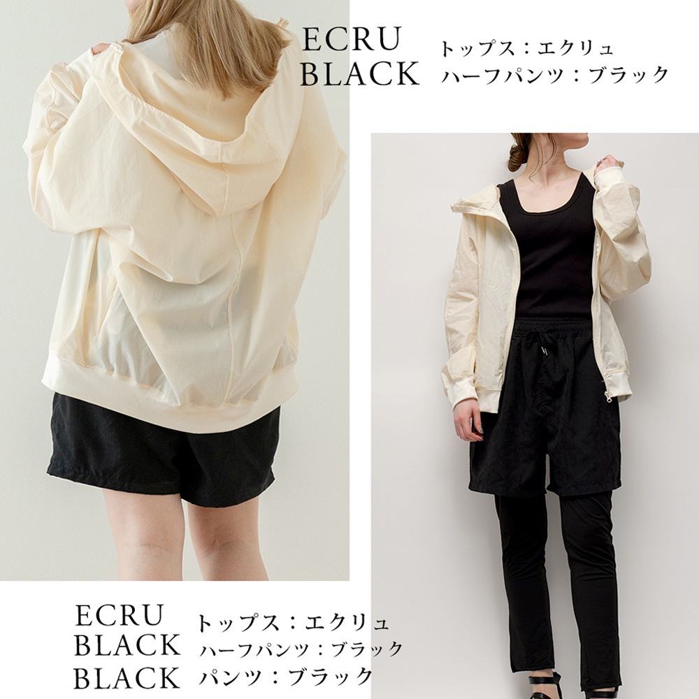 ラッシュガード 3点セット レディース  パーカー上下セット 水陸両用 水着体型カバー用 カバーアップ ピクニック 紫外線対策 おしゃれセットアップ 海 海水浴 ライブ フェス キャンプ 無地 日焼け防止 女性 大人 ママ 露出控えめ 30代 40代