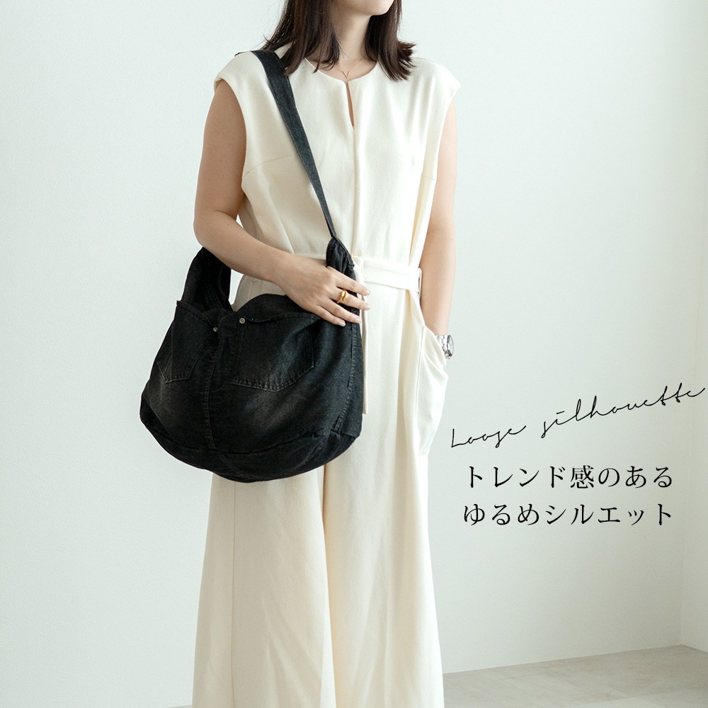 2025-2026AW新作【クーポンで35％OFF】DEVICE ウォッシュ デニム ショルダーバッグ レディース メンズ デニム ショルダー バッグ 肩掛け 斜めがけバッグ ワンショルダー 軽量 大きめ A4 通勤 通学 おしゃれ 大人A4 大容量 鞄 かばん 人気 ブランド軽い 高校生 ママ