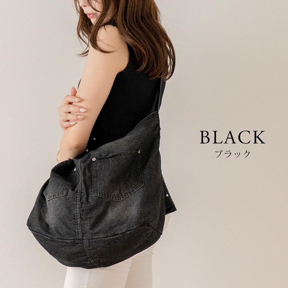 2025-2026AW新作【クーポンで35％OFF】DEVICE ウォッシュ デニム ショルダーバッグ レディース メンズ デニム ショルダー バッグ 肩掛け 斜めがけバッグ ワンショルダー 軽量 大きめ A4 通勤 通学 おしゃれ 大人A4 大容量 鞄 かばん 人気 ブランド軽い 高校生 ママ