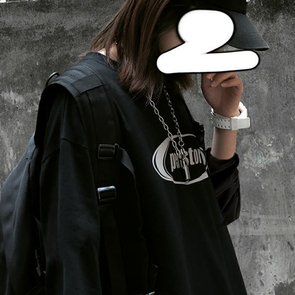 メンズ ブラック ＸＬ シャツ 韓国 英字 長袖 オーバーサイズ ロンT トップス 長袖 長袖Tシャツ 袖プリント オーバーサイズ 韓国