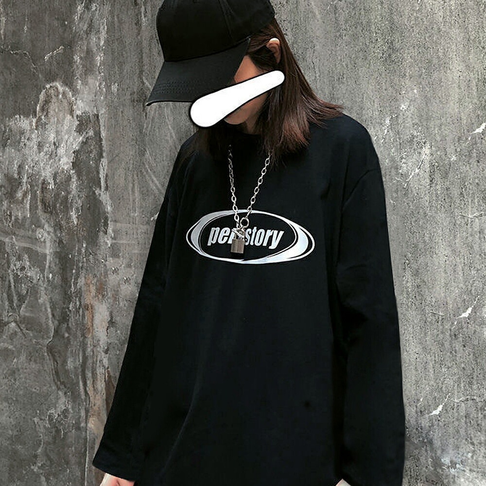 ロンT ストリート 韓国 Cross charm official store | ロンT トップス 長袖 長袖Tシャツ