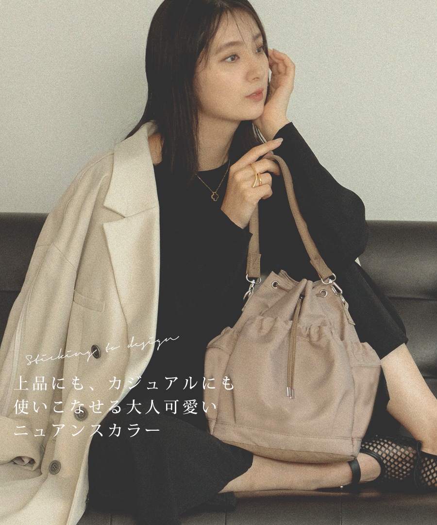 【先行予約販売】2way  ドロストバッグ レディース ハンドバッグ リュック ショルダーバッグ 軽量 バッグ 通勤 通学 きれいめ カジュアル おしゃれ ポリエステル 巾着バッグ ママバッグ 旅行 トレンド 大人女子 かわいい