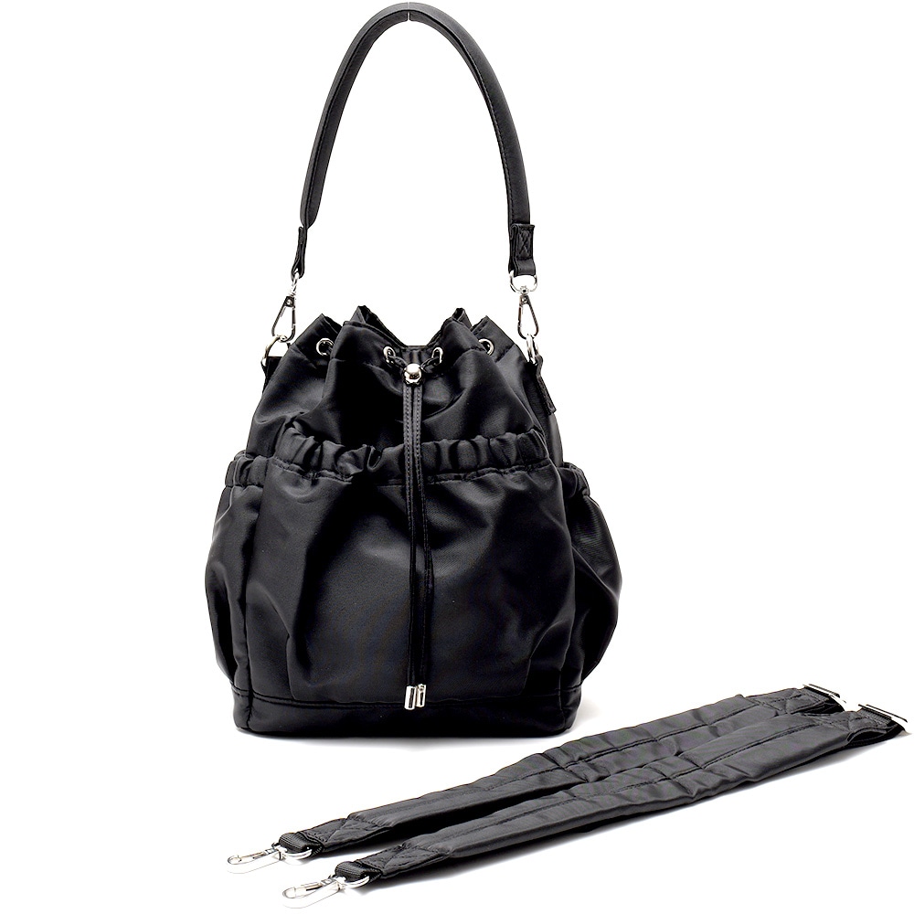 【クーポンで45％OFF】【新色グレー追加】★雑誌掲載されました★2way  ドロストバッグ レディース ハンドバッグ リュック ショルダーバッグ 軽量 バッグ 通勤 通学 きれいめ カジュアル おしゃれ ポリエステル 巾着バッグ ママバッグ 旅行 トレンド 大人女子 かわいい