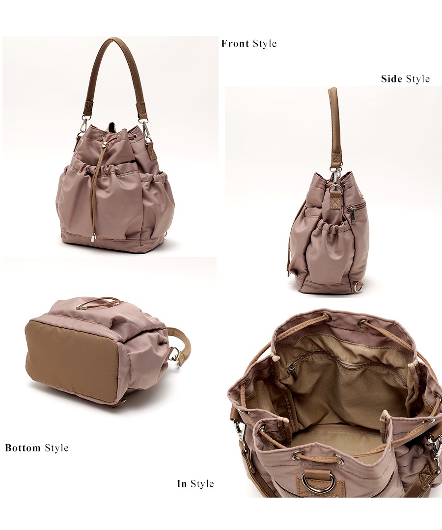 【先行予約販売】2way  ドロストバッグ レディース ハンドバッグ リュック ショルダーバッグ 軽量 バッグ 通勤 通学 きれいめ カジュアル おしゃれ ポリエステル 巾着バッグ ママバッグ 旅行 トレンド 大人女子 かわいい
