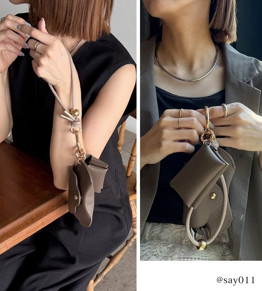 【クーポンで45％OFF】【新色グレー追加】REAIMER ティッシュケース＆眼鏡ケース ストラップ 3点セット スマホストラップ ポケットティッシュケース メガネケース ポケットティッシュカバー おしゃれ フォーマル セレモニー きれいめ オケージョン 女子会 通勤 ブランド【REAIMER/リエメ】