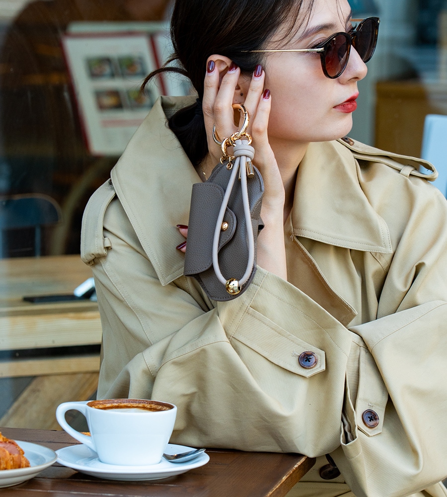 【クーポンで45％OFF】【新色グレー追加】REAIMER ティッシュケース＆眼鏡ケース ストラップ 3点セット スマホストラップ ポケットティッシュケース メガネケース ポケットティッシュカバー おしゃれ フォーマル セレモニー きれいめ オケージョン 女子会 通勤 ブランド【REAIMER/リエメ】