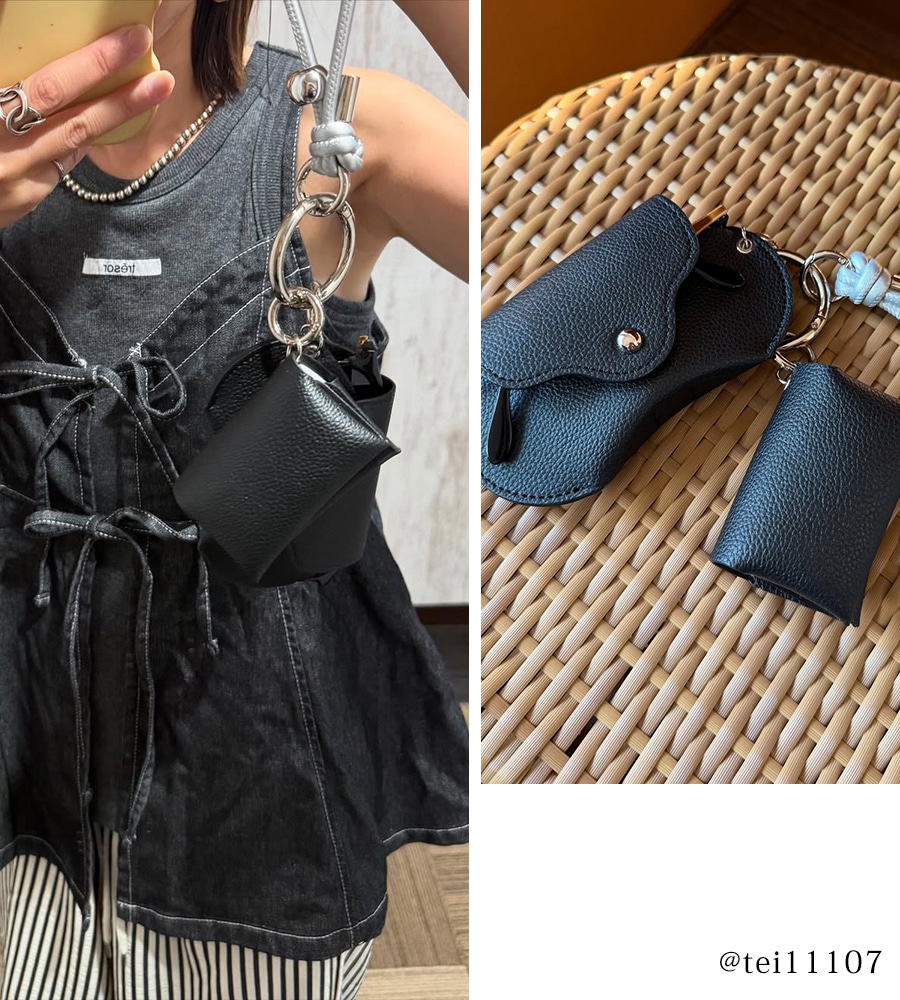 《SummerSale 50％OFF まとめ買いで最大＋20％OFF》REAIMER ティッシュケース＆眼鏡ケース ストラップ 3点セット スマホストラップ ポケットティッシュケース メガネケース ポケットティッシュカバー おしゃれ セレモニー【REAIMER/リエメ】