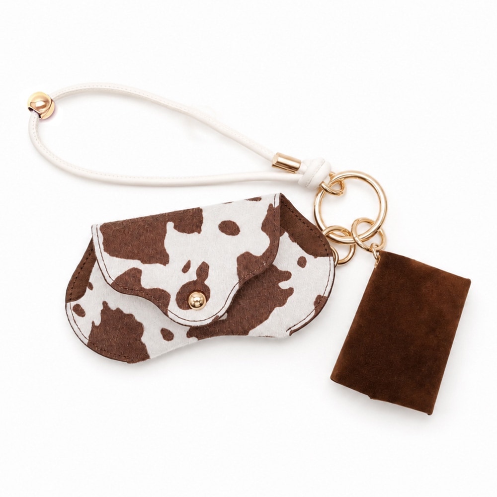 《SummerSale 50％OFF まとめ買いで最大＋20％OFF》REAIMER ティッシュケース＆眼鏡ケース ストラップ 3点セット スマホストラップ ポケットティッシュケース メガネケース ポケットティッシュカバー おしゃれ セレモニー【REAIMER/リエメ】