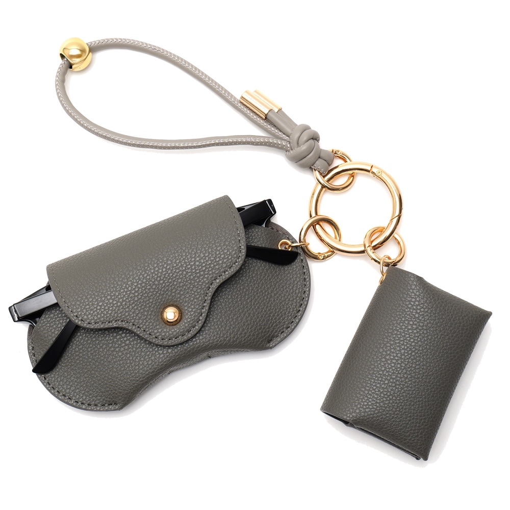 《SummerSale 50％OFF まとめ買いで最大＋20％OFF》REAIMER ティッシュケース＆眼鏡ケース ストラップ 3点セット スマホストラップ ポケットティッシュケース メガネケース ポケットティッシュカバー おしゃれ セレモニー【REAIMER/リエメ】