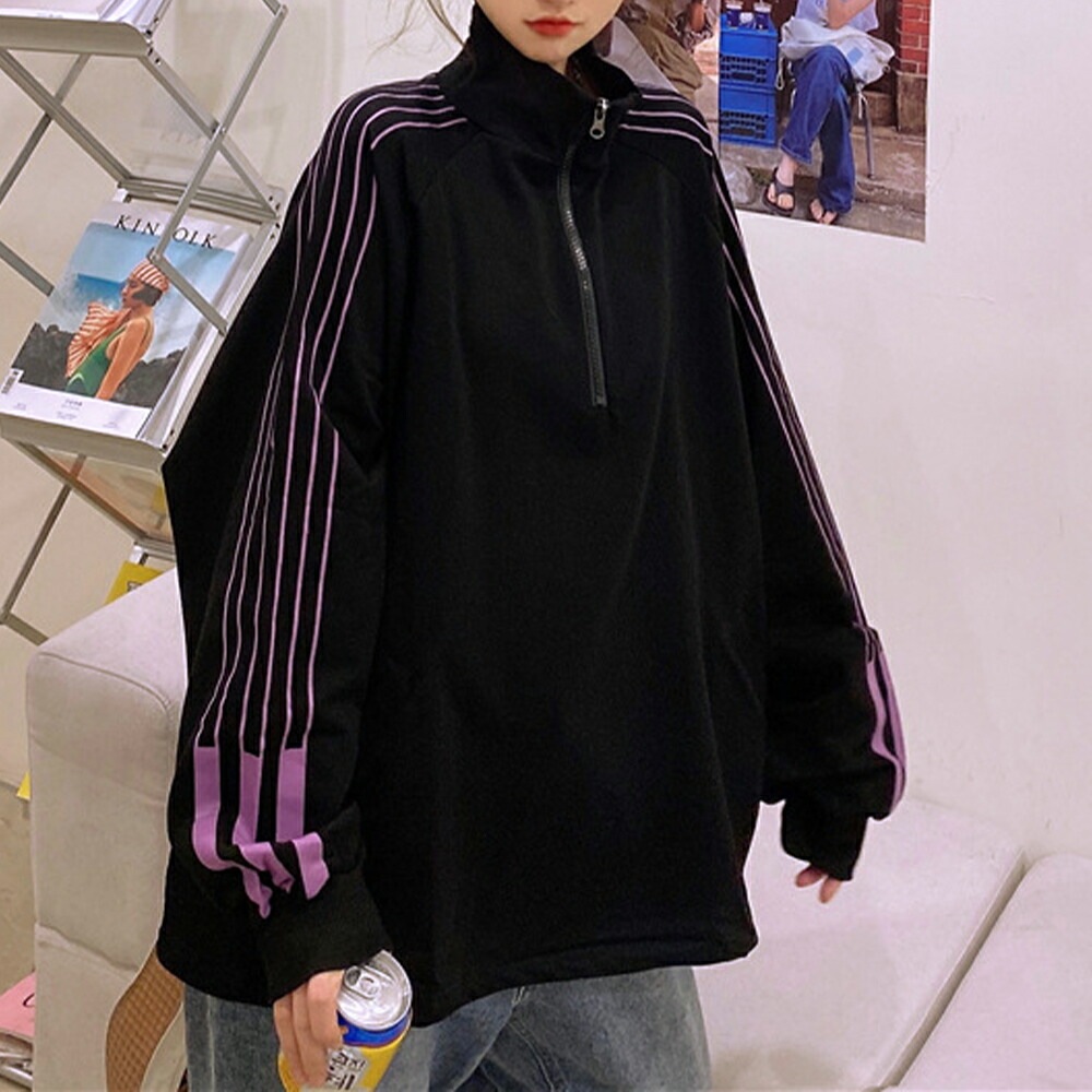 ジャージ レディース メンズ 大きいサイズ スポーツウェア 部屋着 ランニングウェア 青 黒 韓国 カジュアル ルームウェア 韓国 ファッション トップス ライトアウター オシャレ ダンス