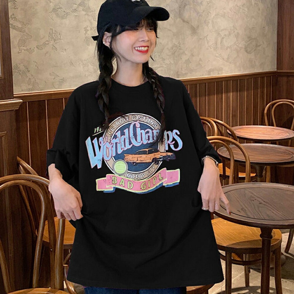 Tシャツ tシャツ レディース メンズ 半袖 カジュアル 大きいサイズ 体型カバー オーバーサイズ シャツ 大きい 春 夏 韓国 ファッション プリント ゆったり かわいい ロゴT トップス プリントT ビッグT ビッグシルエット
