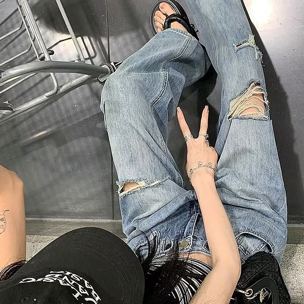 デニム デニムパンツ パンツ レディース ワイドパンツ ワイド 大きいサイズ ジーンズ ジーパン ボトム 体型カバー ボトムス ストレート ズボン ゆったり ハイウエスト ゴム 秋 冬 ボトムス ズボン 長ズボン ロングパンツ ジーパン