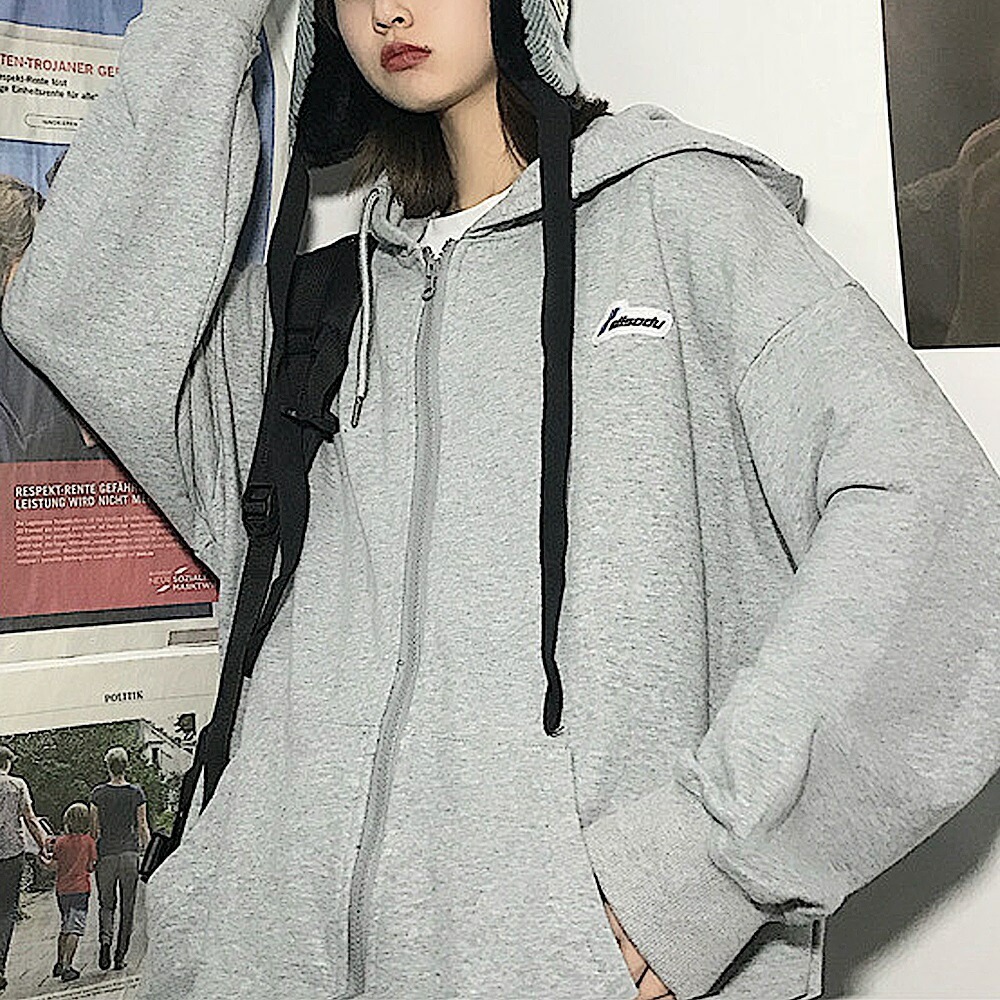 【新品未使用】pium ピウム バッククロスオー チャコール フード付きパーカー Cross charm official store | パーカー レディース スウェット