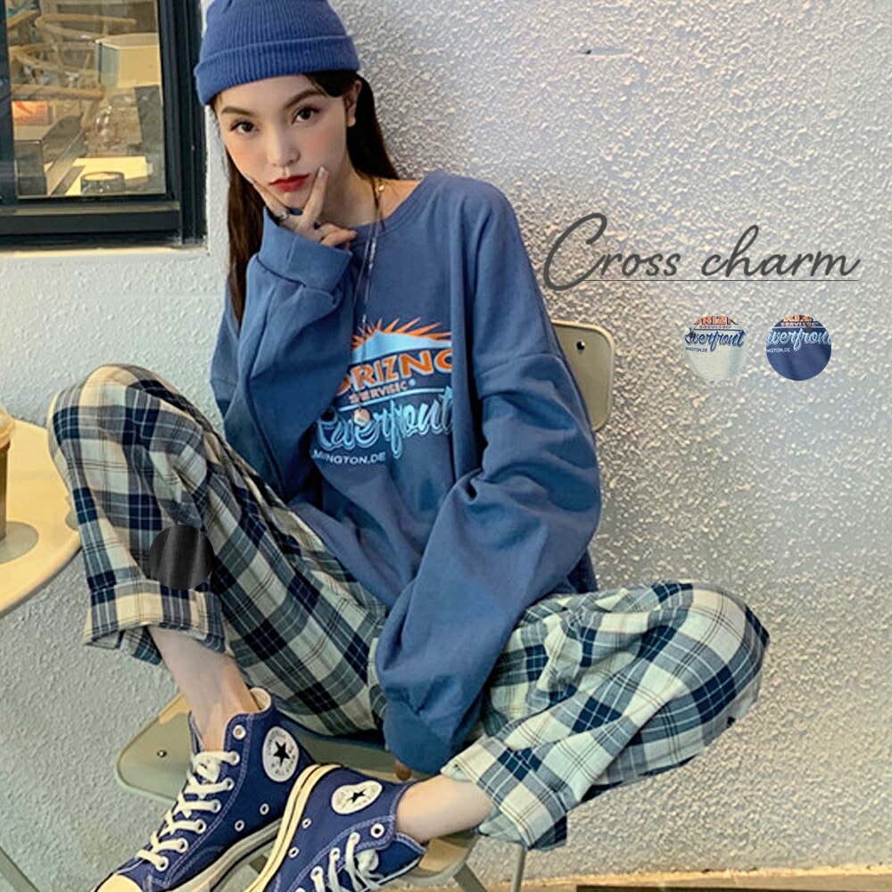 Cross charm official store | ロゴスウェット カレッジスタイル