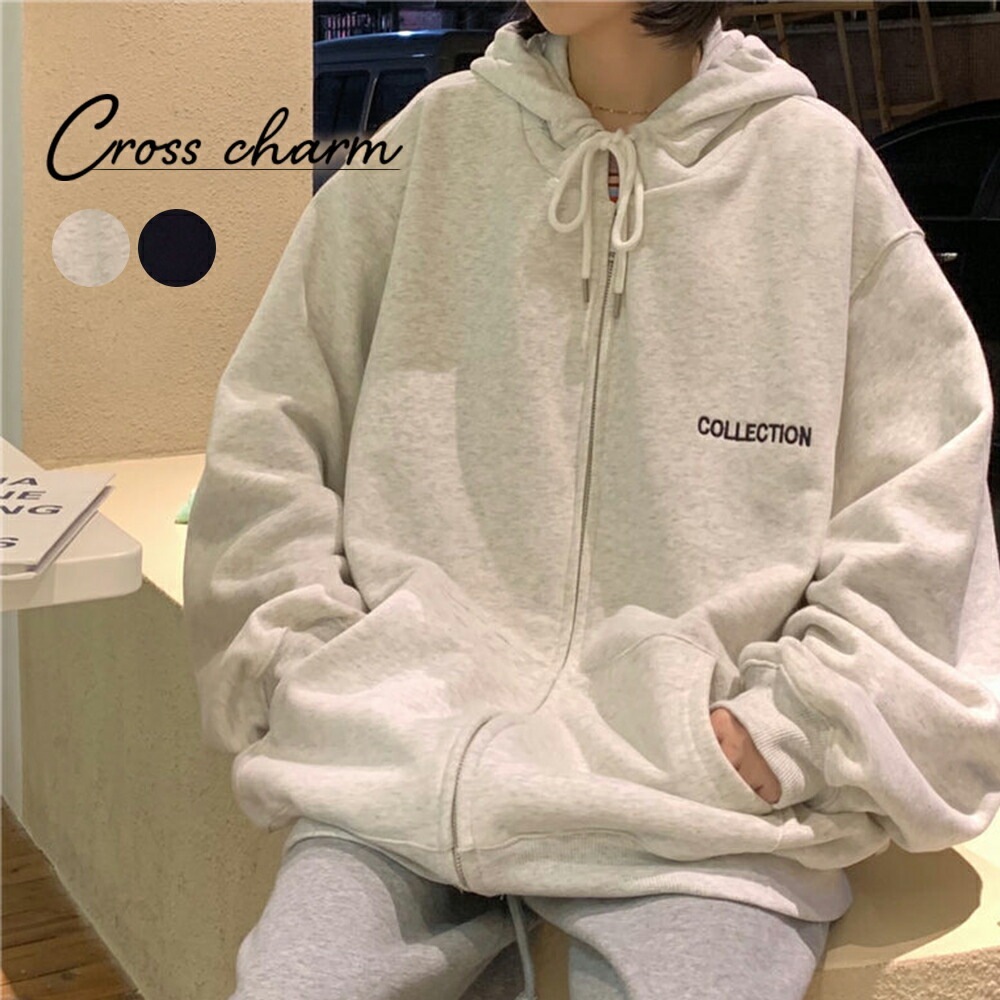 Cross charm official store | パーカー レディース スウェット ジップ