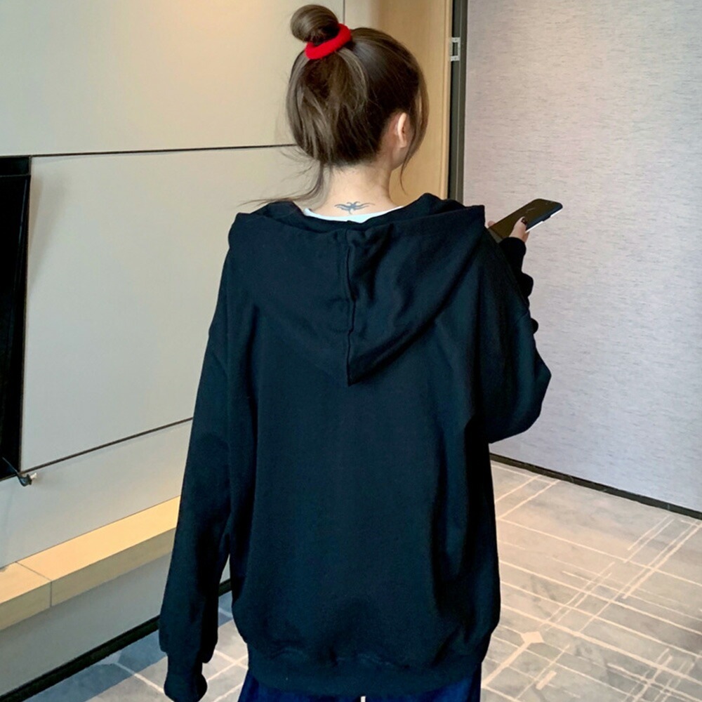 パーカー レディース スウェット ジップパーカー 薄手 韓国ファッション 大きいサイズ トップス ビッグパーカー 秋 冬 ビックシルエット おしゃれ オルチャンファッション ジップアップ アウター ジップアップパーカー 長袖 ペアルック