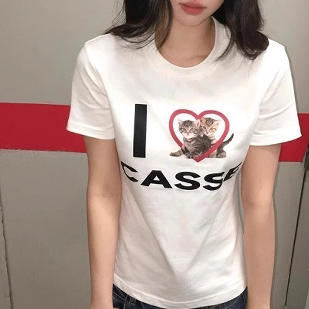 ごめんね BOYS ハート プリント Tシャツ 