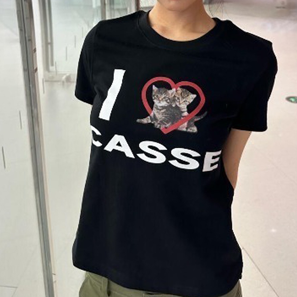 ごめんね BOYS ハート プリント Tシャツ 