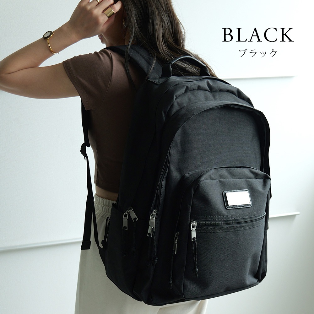 2025-2026AW新作【クーポンで45％OFF】DEVICE メタルプレート バックパック DEVICE リュック バックパック メタルプレート 大容量 ナイロン PCポケット付き 多収納 通学 通勤 旅行 アウトドア メンズ レディース ユニセックス 軽量 おしゃれ 人気 デイパック かっこいい