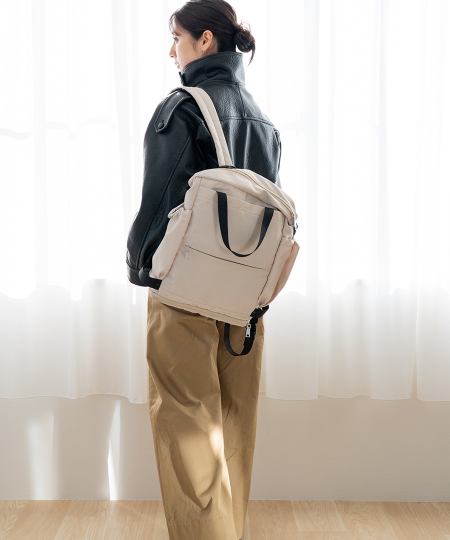 【クーポン利用で45％OFF】【人気インフルエンサー ゆい★ダブル双子★4児ママ コラボ 】マザーズバッグ リュック 大容量 3way 使いやすい 軽量 おしゃれ ママ 出産祝い プレゼント パパ ペアレンツバッグ 旅行 シンプル ポケット 多い